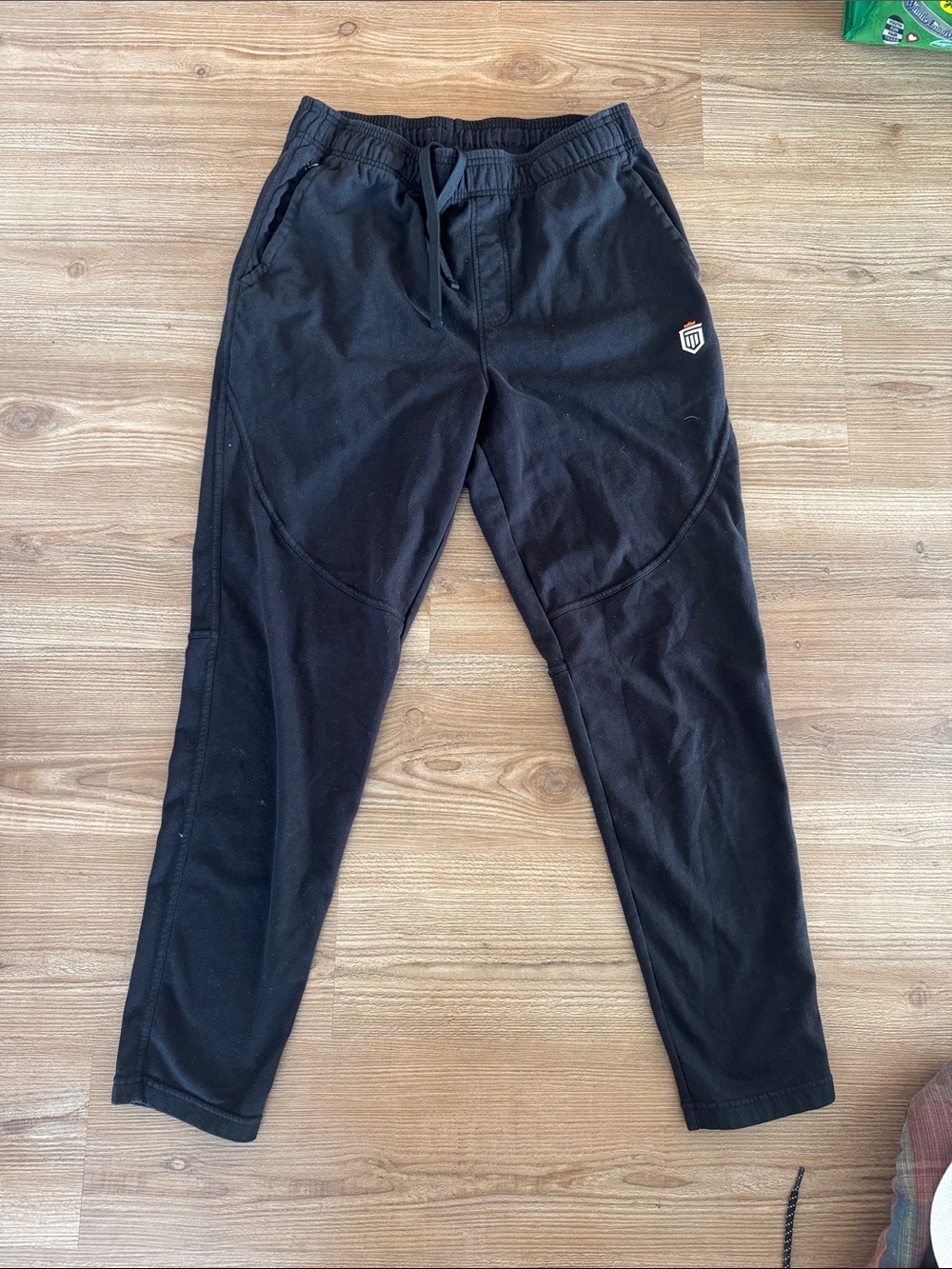 Men's Black Athletic Jogger Pants - Greatness Wins